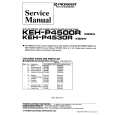 PIONEER KEHP4500R X1IN/EW Service Manual cover photo
