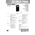 SONY ICFPRO80 Service Manual cover photo