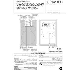 kenwood sw505d