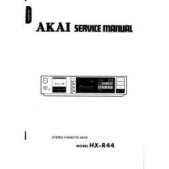 Akai HX-R41 Cassette Manuale di servizio *Originale* 