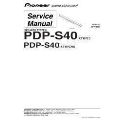 Pioneer Service And Owner S Manuals Starting With Pdps4 Pdps5 Pdps6 Pdpsx