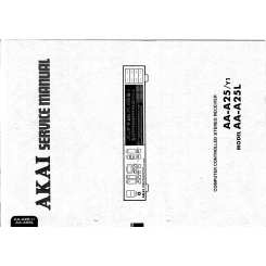 Operator's Manual *Original* book Free fast post. AA-A25L booklet Akai 