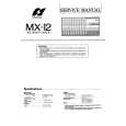 SANSUI MX-12 Service Manual cover photo
