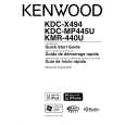 KENWOOD KDC-MP445U Quick Start cover photo
