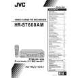 JVC HR-S7600AM Owner's Manual cover photo
