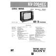 SONY KV2066EC Service Manual cover photo