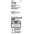 SONY DC-V500 Owner's Manual cover photo