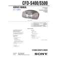 SONY CFDS400 Service Manual cover photo