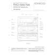 KENWOOD XD700 Service Manual cover photo