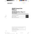 SONY CDXC8050X Owner's Manual cover photo