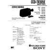 SONY CCDTR305E Service Manual cover photo