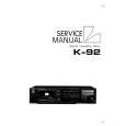 LUXMAN K92 Service Manual cover photo