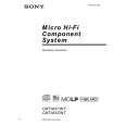 SONY CMTM333NT Owner's Manual cover photo