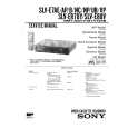 SONY SLVE7AE/AP/VP.. Service Manual cover photo