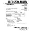 SONY LBT-N555AV Service Manual cover photo