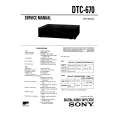 SONY DTC670 Service Manual cover photo