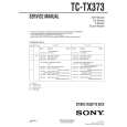 SONY TCTX373 Service Manual cover photo