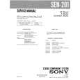 SONY SEN201 Service Manual cover photo
