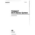 SONY LBT-D550 Owner's Manual cover photo