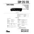 SONY CDP213 Service Manual cover photo