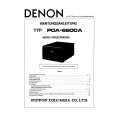 DENON POA6600A Service Manual cover photo