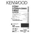 KENWOOD F-CD05 Owner's Manual cover photo