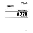 TEAC A-770 Service Manual cover photo