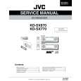 JVC KDSX870 Service Manual cover photo