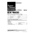 PIONEER SX-1600 Service Manual cover photo