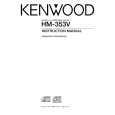 KENWOOD HM-353V Owner's Manual cover photo