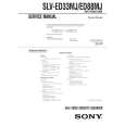 SONY SLVED33MJ Service Manual cover photo