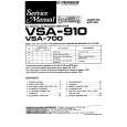 PIONEER VSA700 Service Manual cover photo