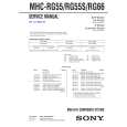 SONY MHCRG55 Service Manual cover photo