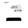 LUXMAN D-112 Service Manual cover photo