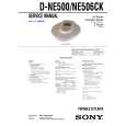SONY DNE500 Service Manual cover photo