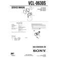 SONY VCL-0630S Service Manual cover photo