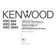 KENWOOD KRC-594 Owner's Manual cover photo
