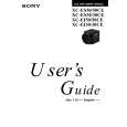SONY XCEI30 Owner's Manual cover photo