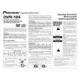 PIONEER DVR-105 Owner's Manual cover photo
