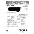 SONY TC-K222ESG Service Manual cover photo
