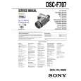 SONY DSCF707 Service Manual cover photo