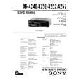 SONY XR4257 Service Manual cover photo