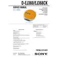 SONY DEJ360 Service Manual cover photo