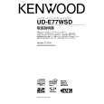KENWOOD RD-UDE77 Owner's Manual cover photo