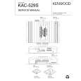 KENWOOD KAC529S Service Manual cover photo