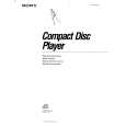 SONY CDP-K1 Owner's Manual cover photo