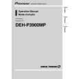 PIONEER DEH-P3900MP/XU/UC Owner's Manual cover photo