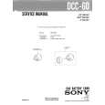 SONY DCC60 Service Manual cover photo