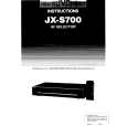 JVC JXS700 Owner's Manual cover photo