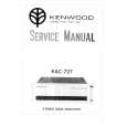 KENWOOD KAC727 Service Manual cover photo